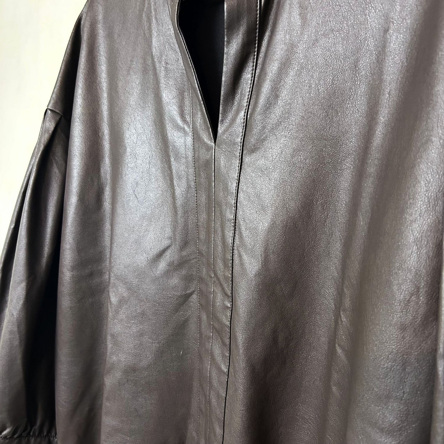 Leren top, Maat 36
